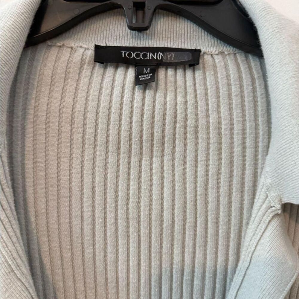Toccin Mixed Rib Henley Sweater - Picture 4 of 6